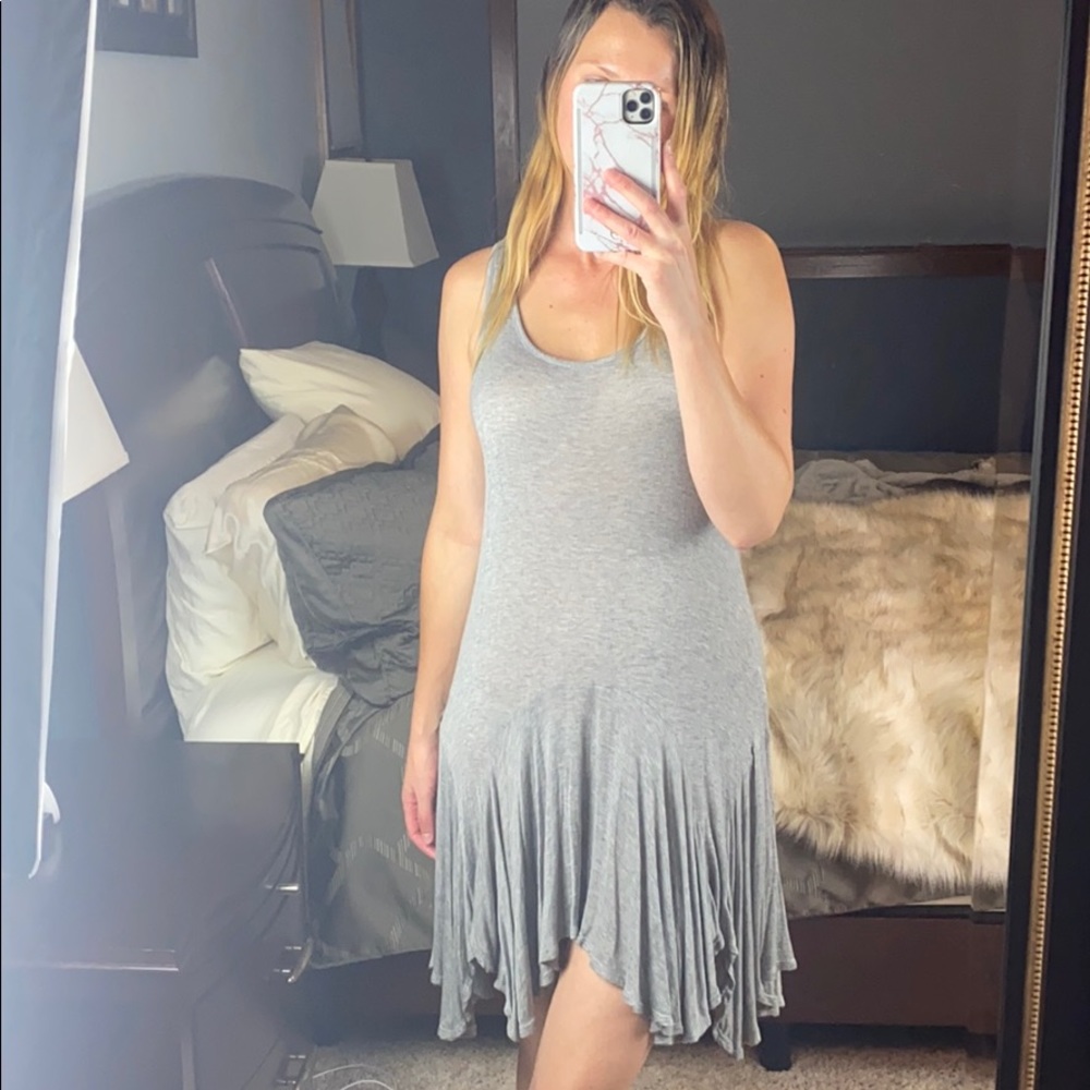 Ivar Grey Asymmetrical Dress